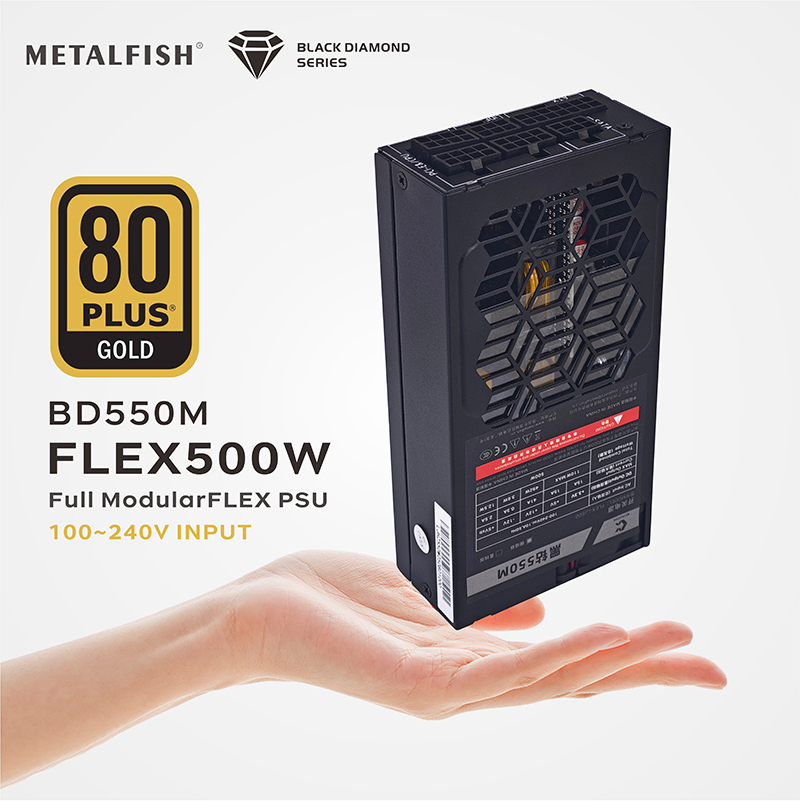 METALFISH Flex 500/600W 80PLUS - Flex Atx Power Supply 600W 1U avis et prix