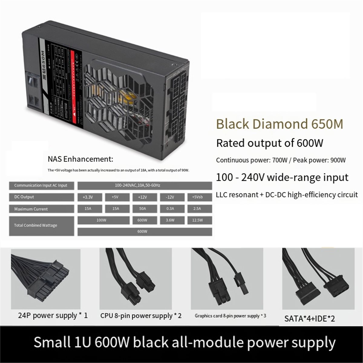 [PACK ÉCONOMIQUE] Alimentation - Flex Atx Power Supply 600W 1U avis et prix